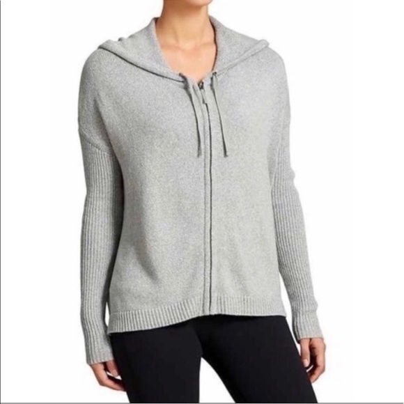 Athleta knit “revive” zip up hooded sweater - Picture 1 of 6